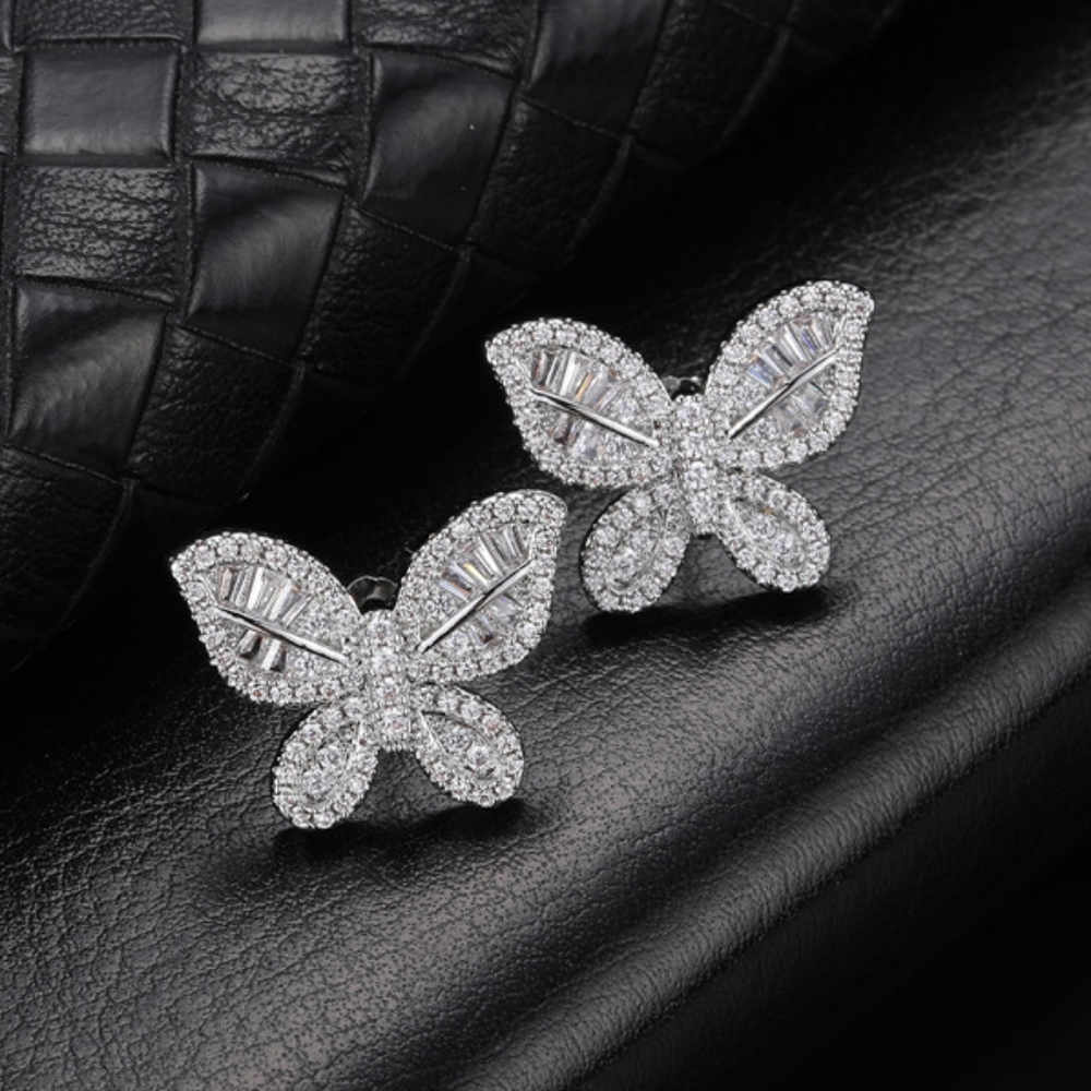 Pretty Butterfly Earrings - Picture 2 of 3
